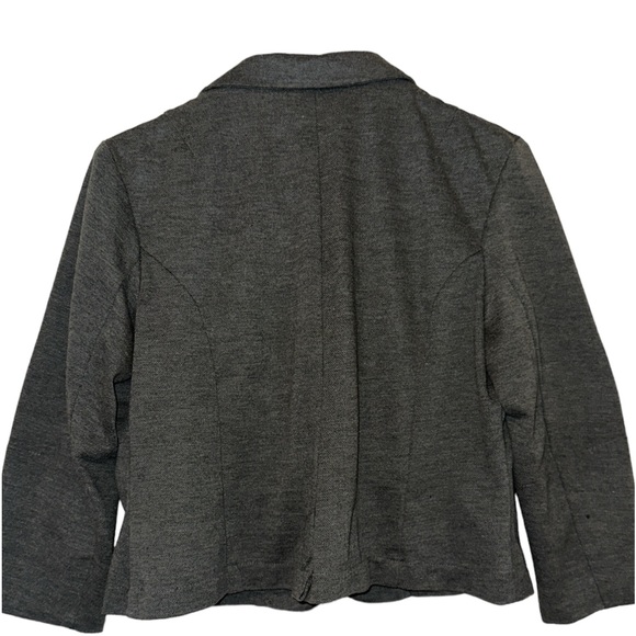 Grey One Button Blazer - Picture 2 of 11